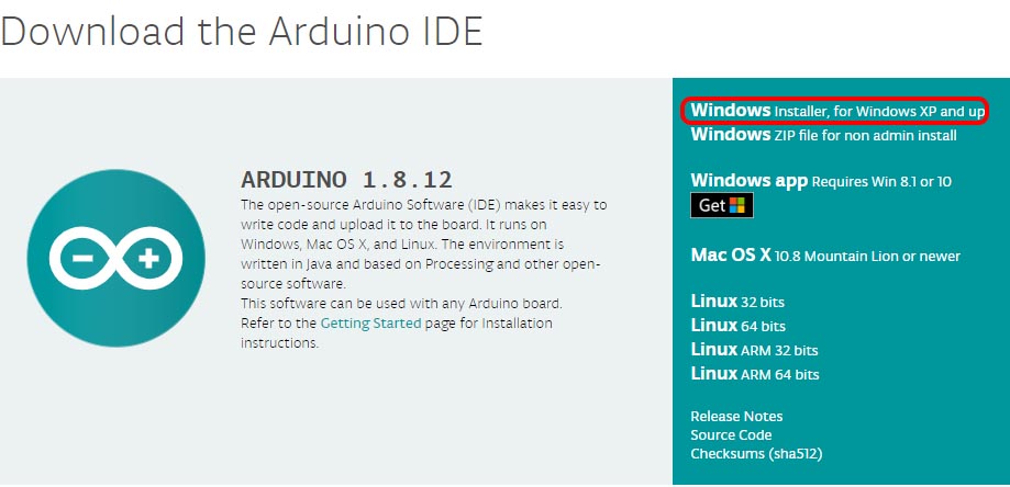 Arduino IDE kurulumu 1